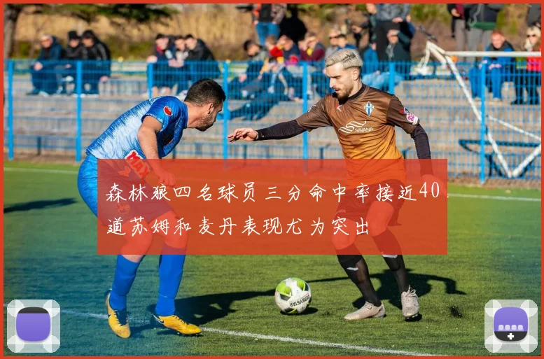 森林狼四名球员三分命中率接近40道苏姆和麦丹表现尤为突出